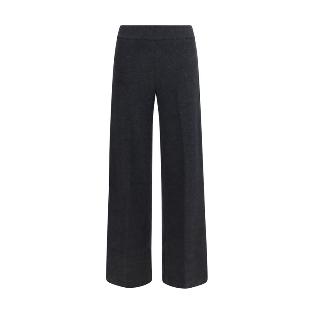 Avenue Montaigne Women Flavia Wide-Leg Cotton-Blend Pants